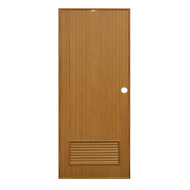 ประตูแชมป์ 80x200 P2 สีลายไม้สักทอง(จ)