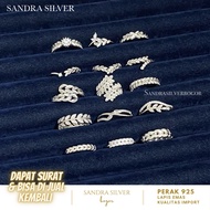 Ring 925 Silverdaun White Gold Plated - 925 Silver Shimmer Ring