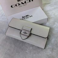 Coach Morgan Long Leather Wallet With Box