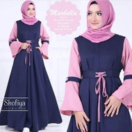 BAJU GAMIS WANITA MARBELA DRESS M L XL
