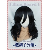 BLUEBEARD MY HERO ACADEMY SHOUTA AIZAWA COSPLAY WIG BLACK/. PREMIUM PREMIUM PREMIUM