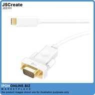 J5Create JCC111 USB Type-C to VGA 18M Cable DisplayPort Alt Mode Compatible