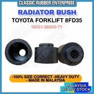 TOYOTA FORKLIFT 8FD35 Radiator Bush / Radiator Rubber Mounting / Radiator Rubber Grommet ( 16551-366