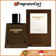 Burberry Hero Parfum for Men (100ml) [Brand New 100% Authentic Perfume FragranceCart] Man Dark Brown