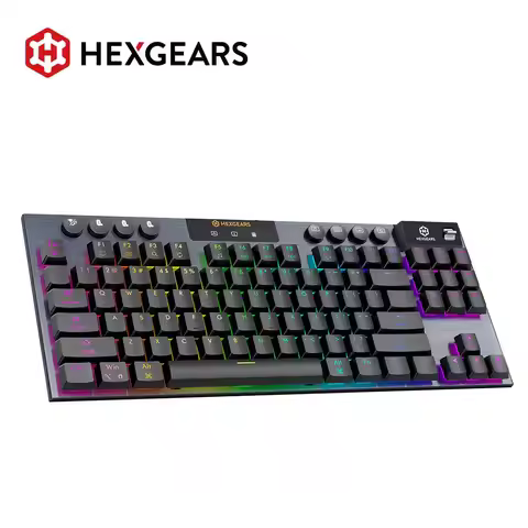 HEXGEARS A3 Mechanical Keyboard Kailh Switch Bluetooth/2.4G/Type-C Wired Connection 87 Key RGB Hot S