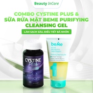 COMBO Cystine Plus and BeMe Purifying Cleansing Gel - Deep Cleansing, Sebum Regulating