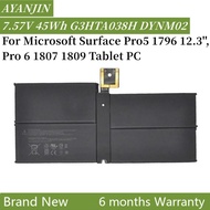 G3HTA038H DYNM02 Laptop Battery for Microsoft Surface Pro 5 1796 Series Tablet