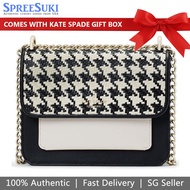 Kate Spade Handbag In Gift Box Crossbody Bag Flap Chain Crossbody Black # K8172