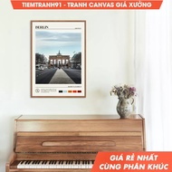 Wall paintings, Oil Paint, Berlin Wall Art, Berlin Poster, Berlin Photo, Berlin Wall Decor, Germany 