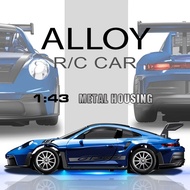 （MY 24h FastShipping）GTR/911 Full Proportion Remote Control Drift Car 1:43 Scale Alloy Gyro Four-Whe