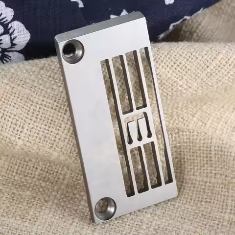 57*28mm Steel Needle Plate E1827 Industrial Sewing Machine Parts For Siruba F007E 3x6.4 Industrial S