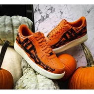 Nike Air Force 1 Low Orange Skeleton CU8067-800 万圣节 夜光
