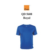 SUNBEAR.com.my Oren Sport QD5608 Royal Q-Dry Polyester Interlock Microfiber Jersey Unisex Plain Roun