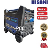 HISAKI LPV9000B Silent Gasoline Inverter Generator 459CC 8000W (E-start)