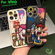 For Vivo Phone Case Little Painter Y20 Y20s Y12s Y12A Y17 Y12 Y15 Y11 Y12i Y15A Y200 V40 V40PR