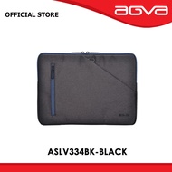 Agva 15" Urban Denim Laptop Sleeve Black ASLV334BK