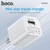 HOCO UH102 100% Original Smart Charger Single Port USB Charger Adapter 5.0V 1A for for iPhone Xiaomi