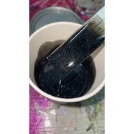 AIKKA CAT 2K DIAMOND BLACK / HITAM DIAMOND (Buat Groundcoat dulu sebelum Diamond)