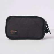 (100% Original) Superdry Washbag Black Pouch Travel Kit Clutch Wash Bag Dopp Toiletry Bag