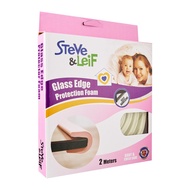 Steve & Leif U-Edge Protector With Tape 2m (White/Brown/Grey/Pink) - Baby Safety