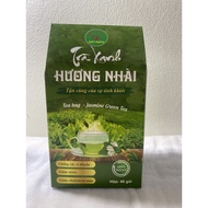 Jasmine Tea Filter Bag (Box Of 40 Packs), Bao Khang Jasmine Green Tea, Reduce Stress tress, Reduce cholesterol, HH Blood Fat