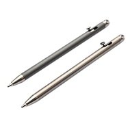 J4EDC Keychain Mini Titanium Pen Portable Travel Metal Ballpoint Signature Bolt Pen Outdoor Camping 