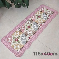 Quilt style kitchen rug