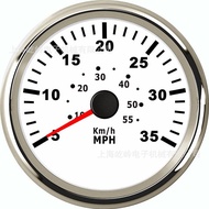 65MPH 55MPH Universal Pneumatic Pressure Speedometer 35MPH 85mm Ship Modified Instrument Pointer YDF