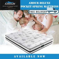 AMOUR BRAND 12 INCHES SWEET DREAM POCKET SPRING MATTRESS ALL SIZE SIZE AVAILABLE  AM0008