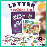 ABC Big & Small Letter Alphabets Matching Cards Alphabet Letters Matching Cards Puzzle Toys Mainan p