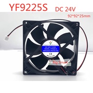 DC 24V YF9225S 1pc 0.20A 0.22A 0.23A 9225 welding hine frequency converter cooling fan 92*92*25mm Ml
