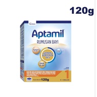 💥NEW STOCK💥 APTAMIL SUSU RUMUSAN BAYI STEP LANGKAH 1 FORMULA 0-6 BULAN (120 GRAM)