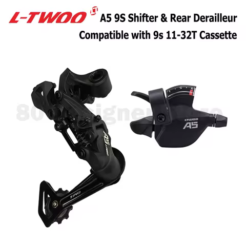 LTWOO 9V 10V Speed Rear Derailleur Trigger Groupset A5 Shifter 1X9S 1x10v Switches 11-32T cassette C