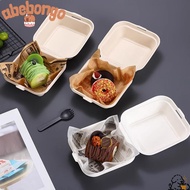 ABEBONGOTF 20pcs/set Baking Cake Snack Box, Food Containers Baking Packing Burger Box, Useful Eco-Fr
