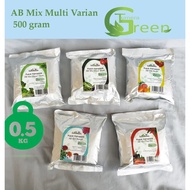 Pupuk AB Mix Sayur dan AB Mix Sayur Buah 500 gram (untuk 200 liter