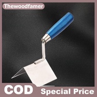 thewoodfamer 1Pcs 8x6cm Outside / Inside Corner Knife Stainless Steel Corner Trowel For Drywall Gypr