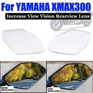 Motosikal Convex Mirror XMAX meningkatkan lihat visi Rearview Side Mirror untuk YAMAHA XMAX X-MAX 300 XMAX300 Accessories