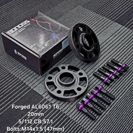 Wheel Spacer 20mm 5/112 CB:57.1 Bolts:M14x1.5 - Bonoss Spacer Kit
