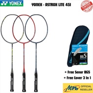 YONEX ASTROX LITE 45I BADMINTON RACKET + BG5 + 3 IN 1 COVER