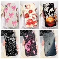 For Oppo A37 Casing Shockproof Cover Fashion Bowknot Painted Soft Silicone Matte Cover For OPPOA37F 
