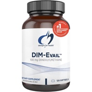 Designs for Health DIM-Evail - 100mg DIM Supplement Enhanced Absorption Diindolylmethane - Supports 