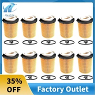 10 Piece Car Engine Oil Filter Yellow &amp; White &amp; Black Car Accessories for Mercedes Benz GLA-Class GLA 180 GLA 200 2701800009 2701800109 2701840025
