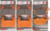 LE LEFOSSI Front Rear Carbon Fiber Brake Pads Compatible with Honda CBR 900 RR Fireblade 1998-2003 C