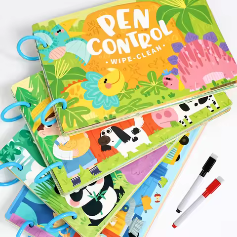 Busy Book for Kids 2 3 4 Years Preschool Kids Learning Toys Toddlers Activity Book Montessori Baby T