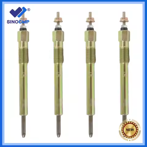 4pc 12V Glow Plugs set For Isuzu 4JB1 4JB1T 4JG1 4JG1T 4JA1 4JA1T Engine Sumitomo Kobelco SH60 Excav