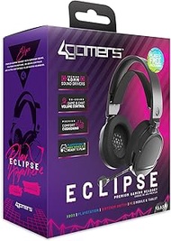 4Gamers Eclipse Premium Gaming Headset Compatible with Xbox, PS4/PS5, Switch, PC - Black