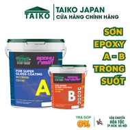 Sơn Chống Thấm Nền Gạch TAIKO Epoxy-Chống Thấm Epoxy Trong Suốt 5 Lítchống thấm mặt sàn nhà vệ sinh