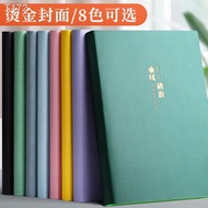◙ﺴ๑A4 Large Notebook Thickened Ultra-Thick Cornell Notebook Simple College Student Blank Soft Leathe