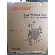 Ogawa OK25T Self Priming 1” Water Pump With 1.7HP Gasoline Engine 43cc