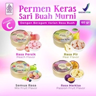 Kiss Delicias Fruity Candy 60g Imported Candy Mixed Fruit Peach Pear Passion Fruit Flavor Halal